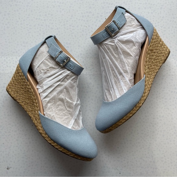 VIONIC Amy Sky Espadrille Wedge Sandals - Picture 1 of 10